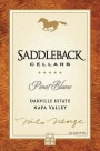 Saddleback Pinot Blanc 2014 Front Label