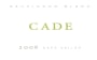 CADE Napa Valley Sauvignon Blanc 2006 Front Label