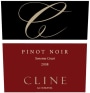 Cline Pinot Noir 2008 Front Label