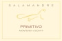 Salamandre Wine Cellars Primitivo 2014 Front Label