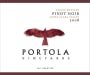 Portola Vineyards Estate Pinot Noir 2008  Front Label