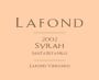 Lafond Lafond Vineyard Syrah 2002 Front Label