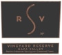 Robert Sinskey Vineyard Reserve 1988  Front Label