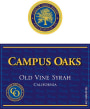 Gnekow Family Winery Campus Oaks Old Vine Syrah 2010 Front Label