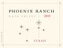 Phoenix Ranch Wines Syrah 2009  Front Label