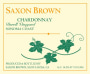 Saxon Brown Durell Vineyard Chardonnay 2013 Front Label