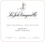 La Jota Howell Mountain Merlot 2009 Front Label