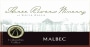 Three Rivers Malbec 2014 Front Label