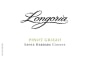 Longoria Pinot Grigio 2008 Front Label