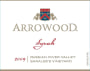 Arrowood Saralee's Vineyard Syrah 2009 Front Label