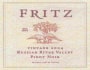 Fritz Pinot Noir 2004  Front Label