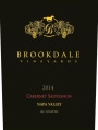 Brookdale Vineyards Cabernet Sauvignon 2014 Front Label
