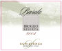 Schiavenza Barolo Broglio Riserva 2004 Front Label