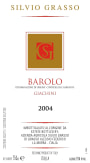 Silvio Grasso Barolo Giachini 2004 Front Label