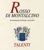 Talenti Rosso di Montalcino 2012 Front Label