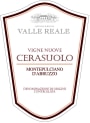 Valle Reale Vigne Nuove Montepulciano d'Abruzzo Rose 2006 Front Label