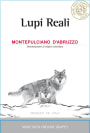 Valle Reale Lupi Reali Montepulciano d'Abruzzo 2012 Front Label