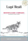 Valle Reale Lupi Reali Montepulciano d'Abruzzo 2014 Front Label