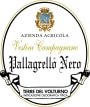 Vestini Terre del Volturno Pallagrello Nero 2012 Front Label