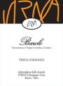 Virna Borgogno Barolo Preda Sarmassa 2012 Front Label