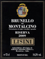 Lisini Brunello di Montalcino Riserva 2009 Front Label