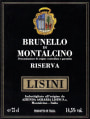 Lisini Brunello di Montalcino Riserva 2010 Front Label