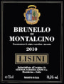 Lisini Brunello di Montalcino 2010 Front Label