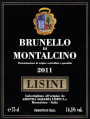 Lisini Brunello di Montalcino 2011 Front Label