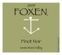 Foxen Santa Maria Valley Pinot Noir 2009  Front Label