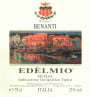Benanti Edelmio Sicilia Bianco 2006 Front Label