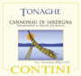 Contini Cannonau di Sardegna Tonaghe 2012 Front Label