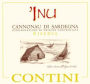 Contini Cannonau di Sardegna Inu Riserva 2009 Front Label