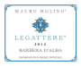 Mauro Molino Barbera d'Alba Legattere 2012 Front Label