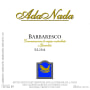 Ada Nada Barbaresco Elisa 2005 Front Label