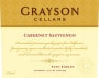Grayson Cellars Cabernet Sauvignon 2011  Front Label