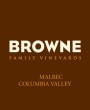 Browne Family Vineyards Malbec 2014 Front Label