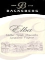 Backsberg Elba 2007 Front Label
