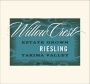 Willow Crest Riesling 2011 Front Label