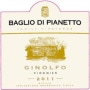 Baglio di Pianetto Ginolfo Viognier 2012 Front Label
