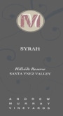 Andrew Murray Hillside Reserve Syrah 2004 Front Label