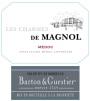 Barton & Guestier Les Charmes de Magnol 2012 Front Label