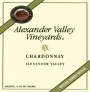 Alexander Valley Vineyards Chardonnay 2006 Front Label