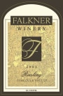 Falkner Winery Riesling 2005 Front Label