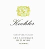 Koehler Winery Les 3 Trois Cepages Red Wine 2013 Front Label