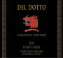 Del Dotto Cinghiale Vineyard Pinot Noir 2011 Front Label