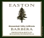 Easton Barbera 2001  Front Label