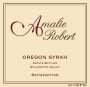 Amalie Robert Satisfaction Syrah 2011 Front Label