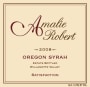 Amalie Robert Satisfaction Syrah 2008 Front Label