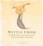 Wattle Creek Alexander Valey Cabernet Sauvignon 1998 Front Label