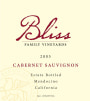 Bliss Cabernet Sauvignon 2005 Front Label